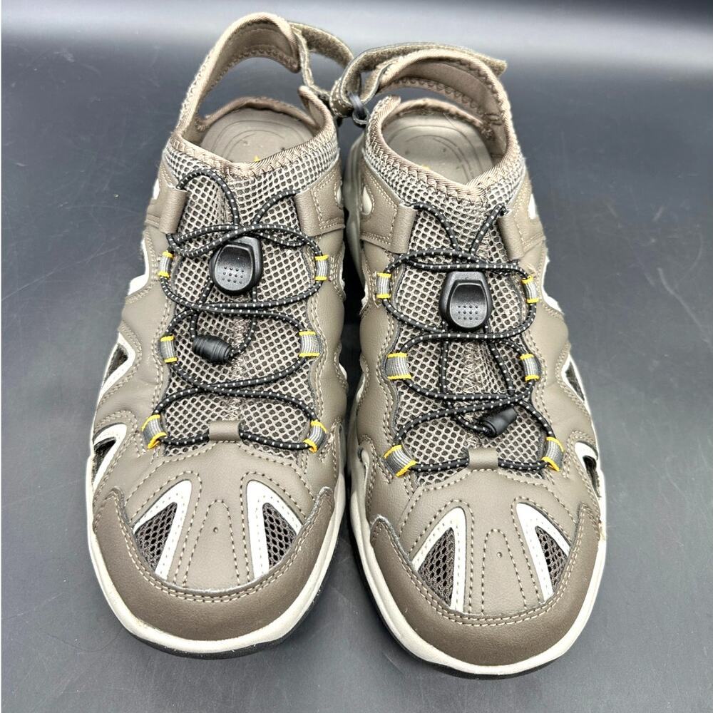 Eddie Bauer Laketrail Mens 9M Olive Closed Toe Hiking Water Sandals